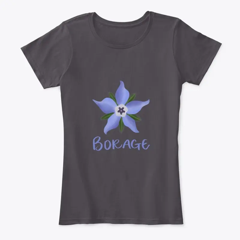 Borage Botanical Art