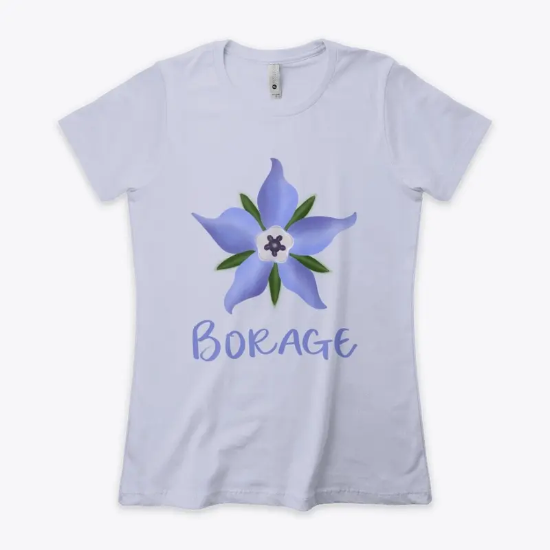 Borage Botanical Art