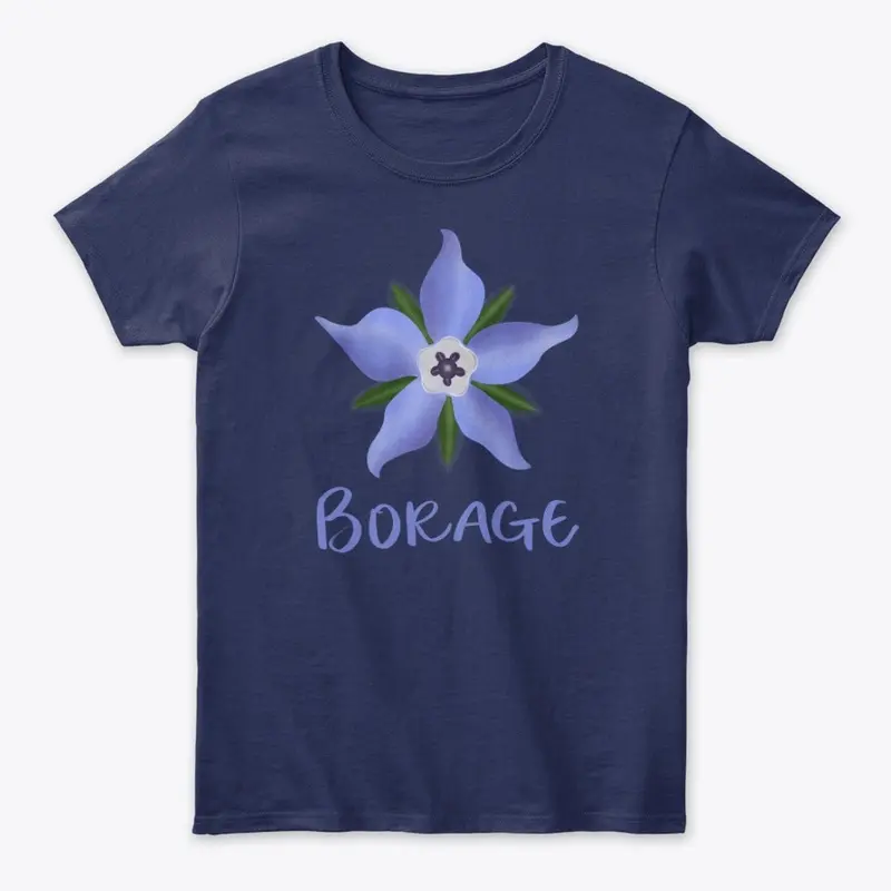 Borage Botanical Art