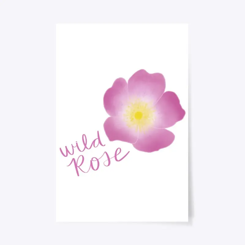 Wild Rose Botanical Art