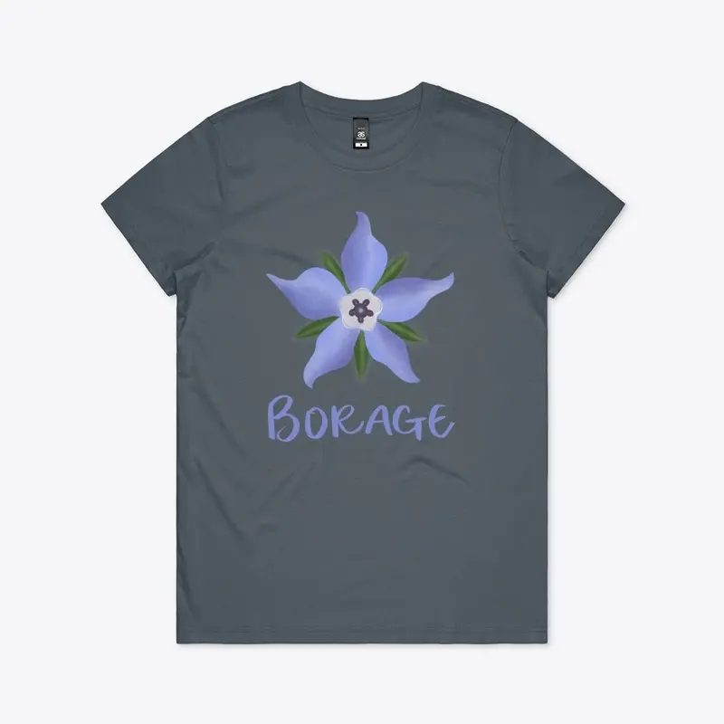 Borage Botanical Art