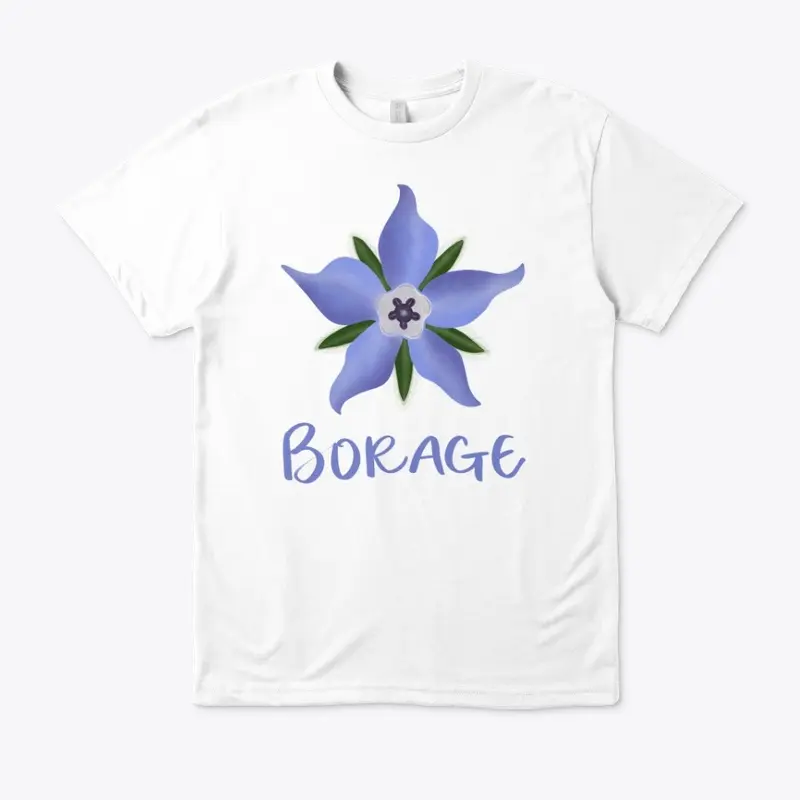 Borage Botanical Art