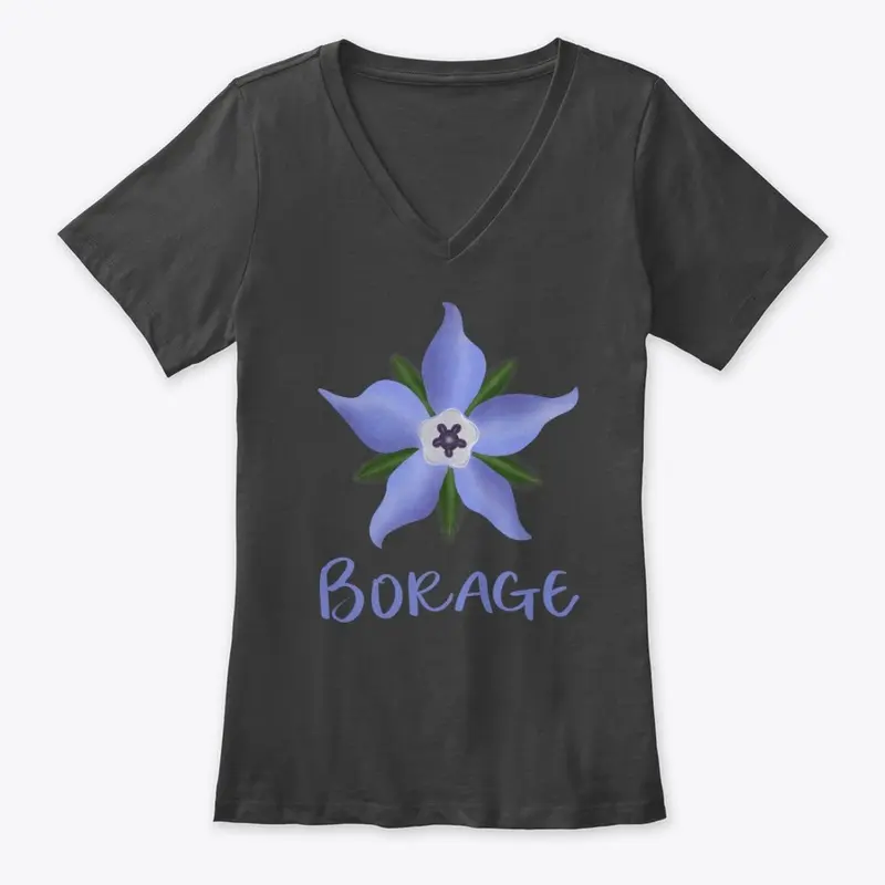 Borage Botanical Art